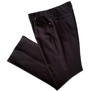 Rafaella Black Straight Leg Pants